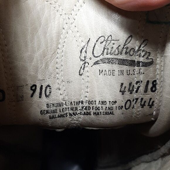 J. CHISHOLM Black Leather Boots - Picture 10 of 16